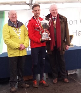 Charlie Hulson with National Trophy