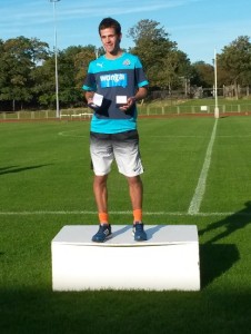 Dan Cliff of Liverpool Harriers ran the fastest leg of the day