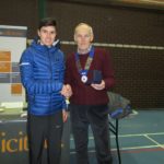 3rd Man Patrick Dever of Preston Harriers with NA President Kevin Carr