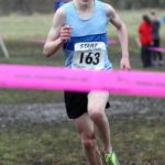 Archie Lowe (Middlesbrough AC) wins the boys under-15s 2018 Northern Cross Country Champs., Harewood House, Leeds. Photo: David T. Hewitson/Sports for All Pics