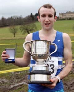Carl Avery (Morpeth Harriers) winner of the senior mens 2018 Northern Cross Country Champs., Harewood House, Leeds. Photo: David T. Hewitson/Sports for All Pics