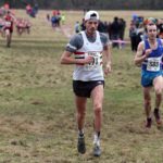 Matthew Bowser (Lincoln Wellington) leads Carl Avery (Morpeth Harriers) during the senior mens 2018 Northern Cross Country Champs., Harewood House, Leeds. Photo: David T. Hewitson/Sports for All Pics