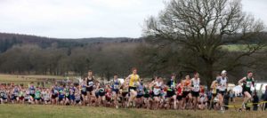 Start of the senior mens 2018 Northern Cross Country Champs., Harewood House, Leeds. Photo: David T. Hewitson/Sports for All Pics