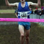 Carl Avery (Morpeth Harriers) wins the senior mens 2018 Northern Cross Country Champs., Harewood House, Leeds. Photo: David T. Hewitson/Sports for All Pics