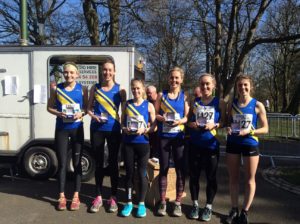 Leeds City women Northern Athletics 6 stage road relay champions 2018