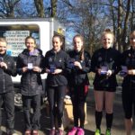 Rotherham women silver medal winner Northern Athletics 6 stage road relay championships 2018