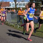 Start of the girls under-15s Northern Athletics 5k Champs., Birkenhead Park. Photo: David T. Hewitson/Sports for All Pics